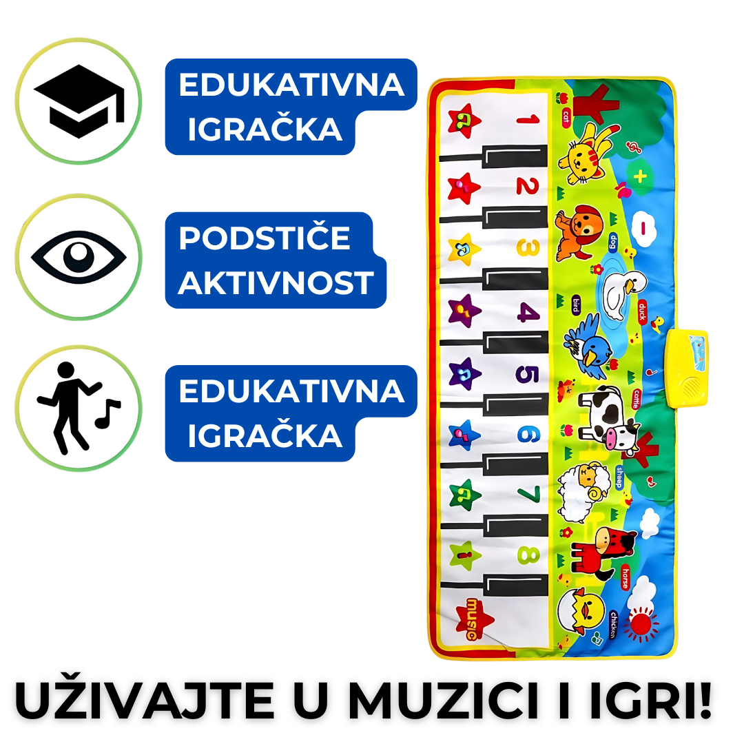 Edukativna Muzička Prostirka za Decu